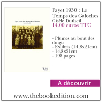Le livre Fayet 1930 : Le Temps des Galoches