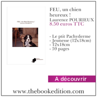 Le livre FEU, un chien heureux !
