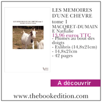 Le livre LES MEMOIRES D\'UNE CHEVRE tome 1