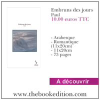 Le livre Embruns des jours 