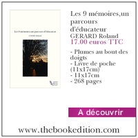 Le livre Les 9 mémoires,un parcours d\'éducateur_ GERARD Roland
