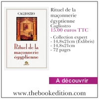 Le livre Rituel de la maçonnerie égyptienne