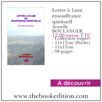 Le livre Lettre à 1ami ensouffrance spirituell