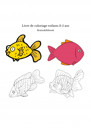 Livre de coloriage enfants 3-5 ans