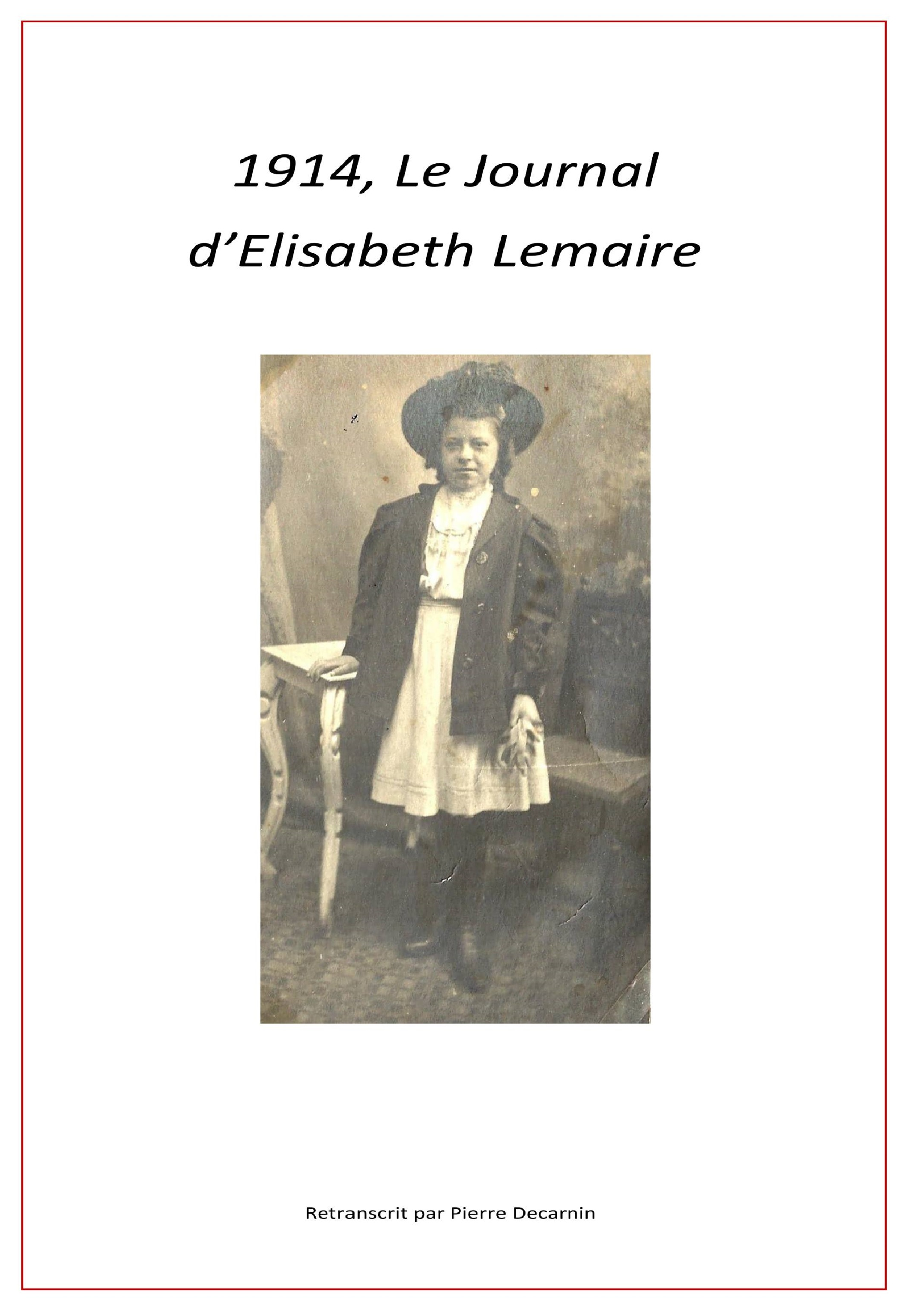 1914, Le Journal d'Elisabeth Lemaire