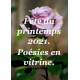  Poésies en vitrine printemps 2021