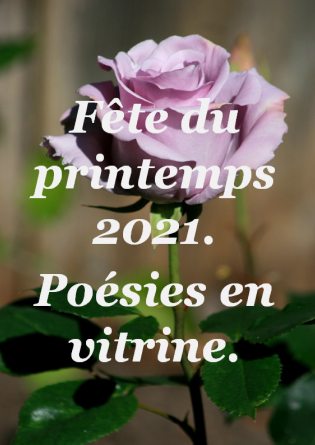  Poésies en vitrine printemps 2021