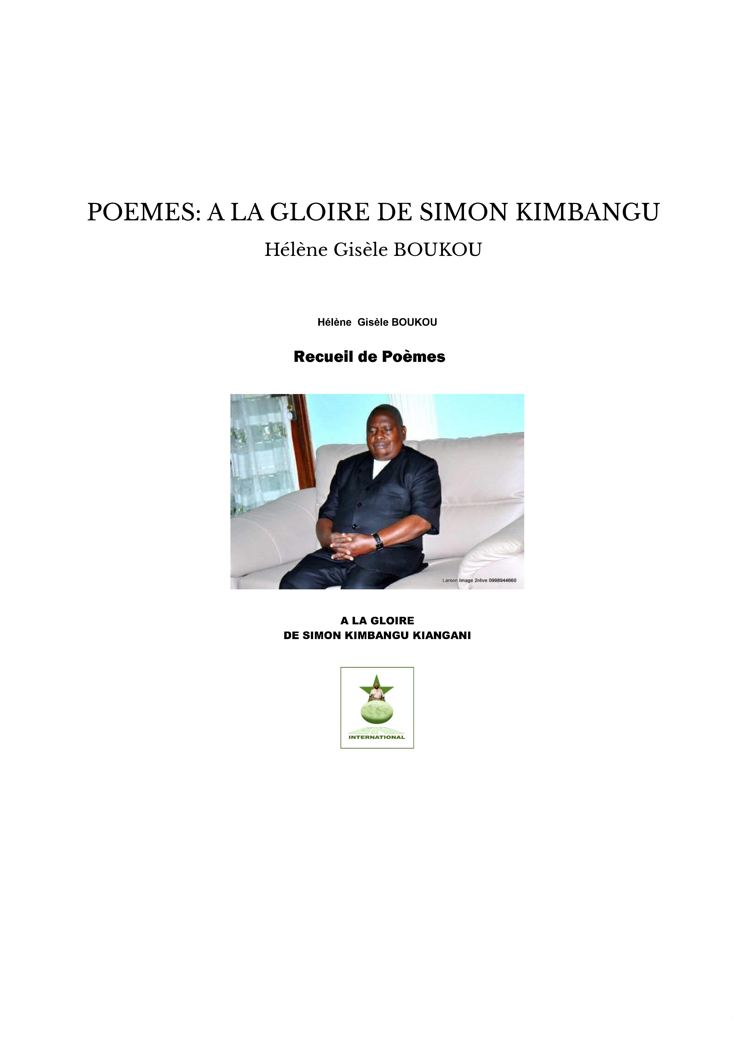 POEMES: A LA GLOIRE DE SIMON KIMBANGU