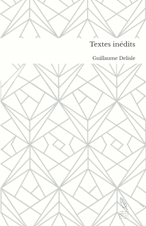 Textes inédits