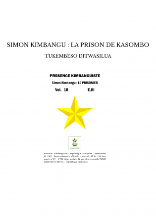 SIMON KIMBANGU : LA PRISON DE KASOMBO