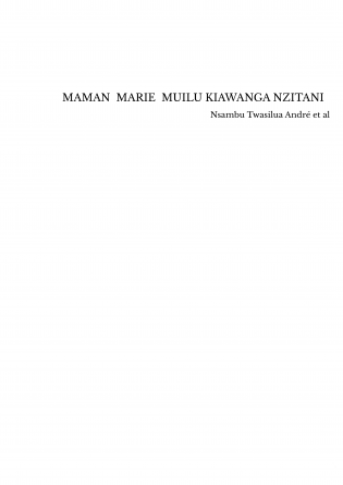 MAMAN MARIE MUILU KIAWANGA NZITANI 