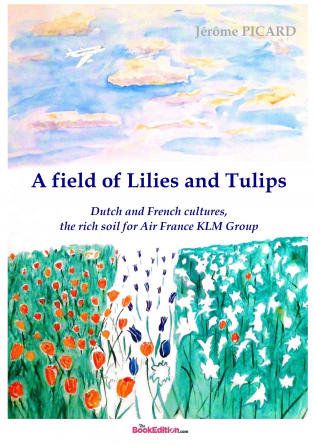 A field of Lilies and Tulips