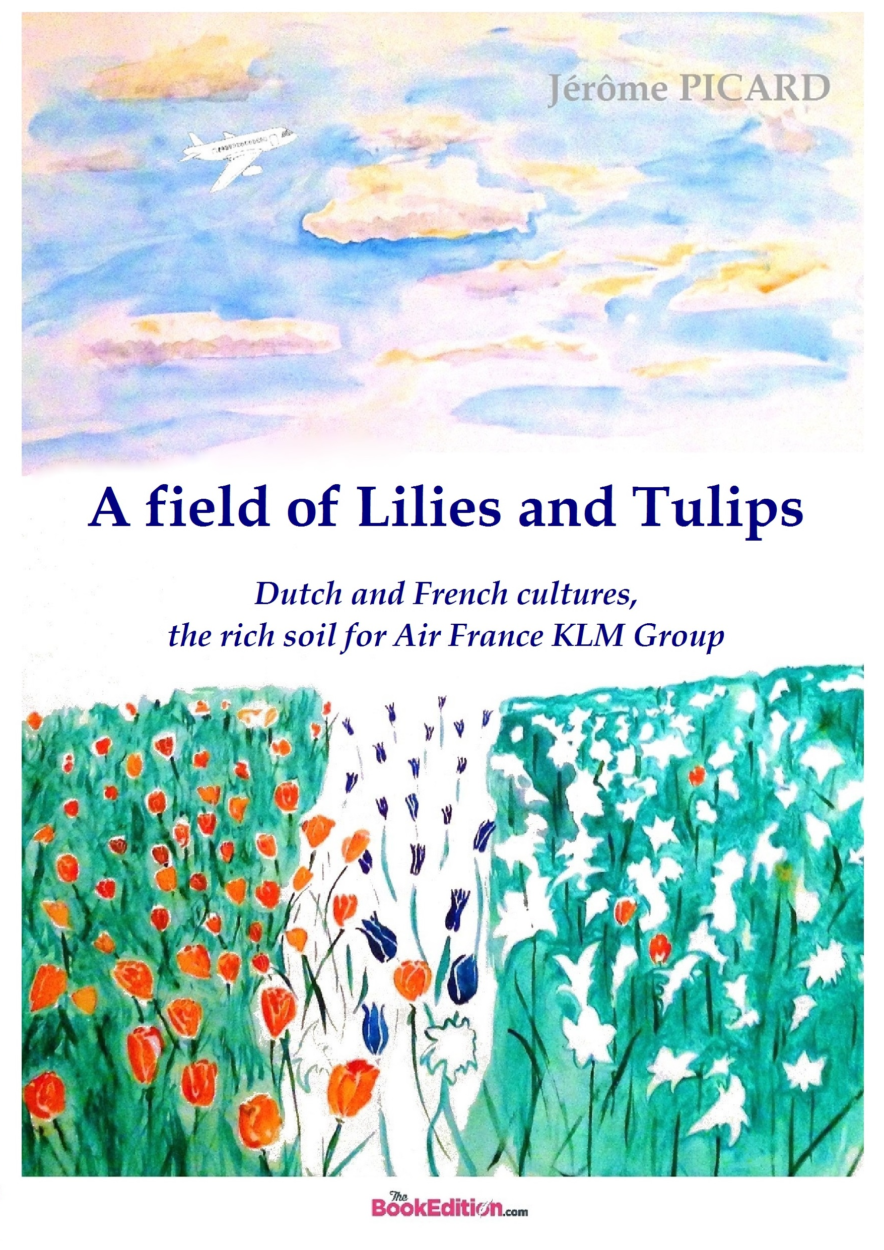 A field of Lilies and Tulips