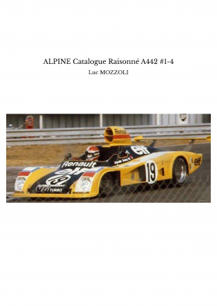 ALPINE Catalogue Raisonné A442 #1-4