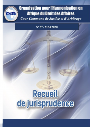 Recueil de jurisprudence n°37