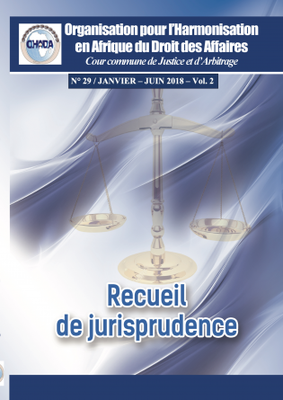 Recueil de Jurisprudence n°29 - vol.2