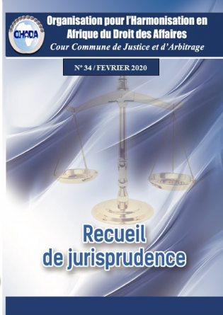 Recueil de jurisprudence n°34