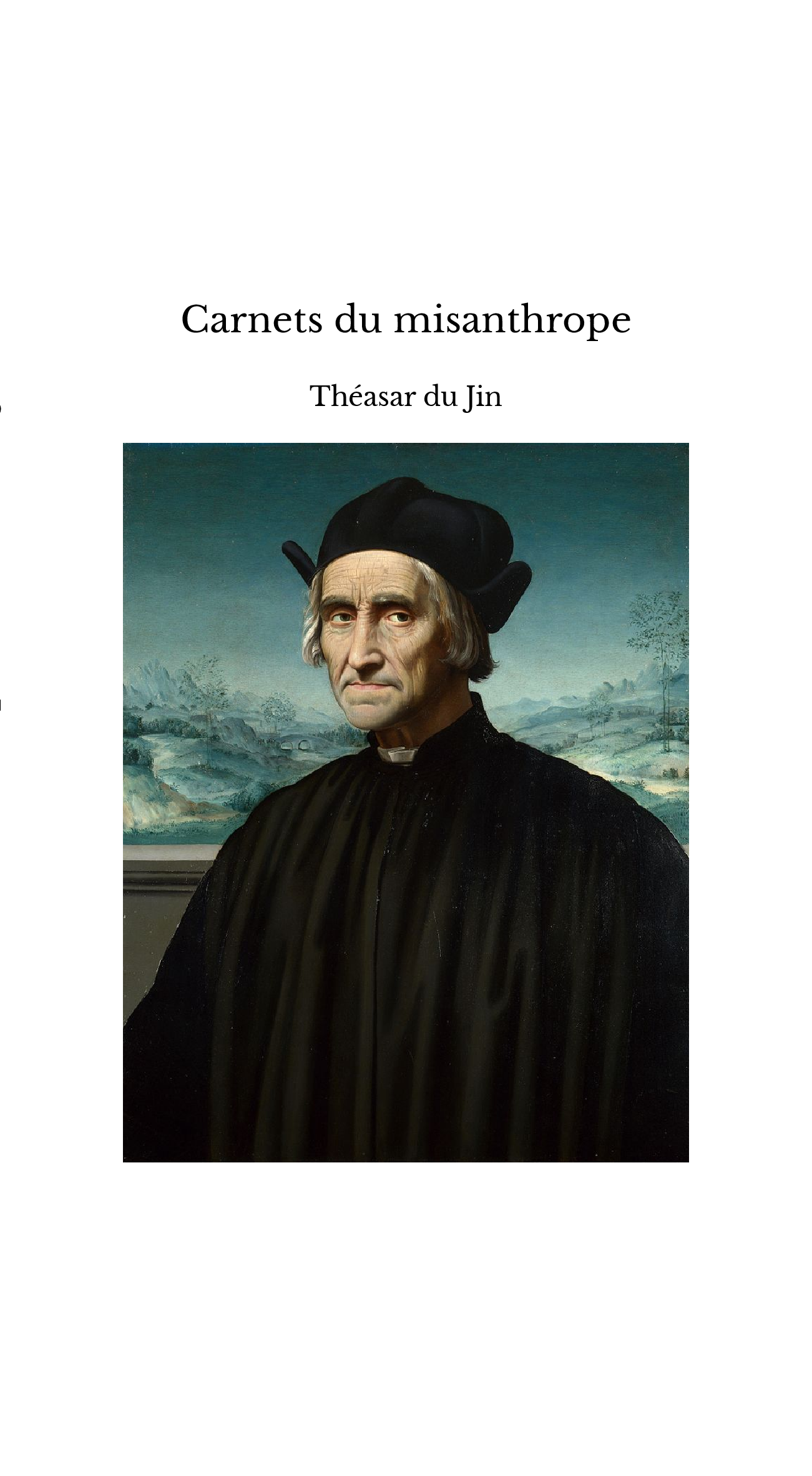 Carnets du misanthrope
