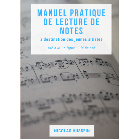 Manuel de lecture de notes (alto) - Nicolas Hussein