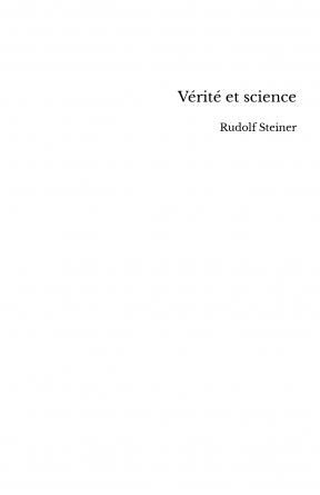 Vérité et science