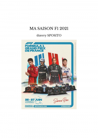 MA SAISON F1 2021