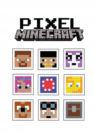 Pixel Minecraft Level Up