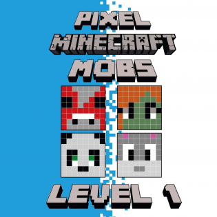 Pixel minecraft mobs level 1