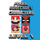 Pixel minecraft characters level 1