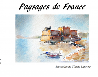 Paysages de France à l'aquarelle