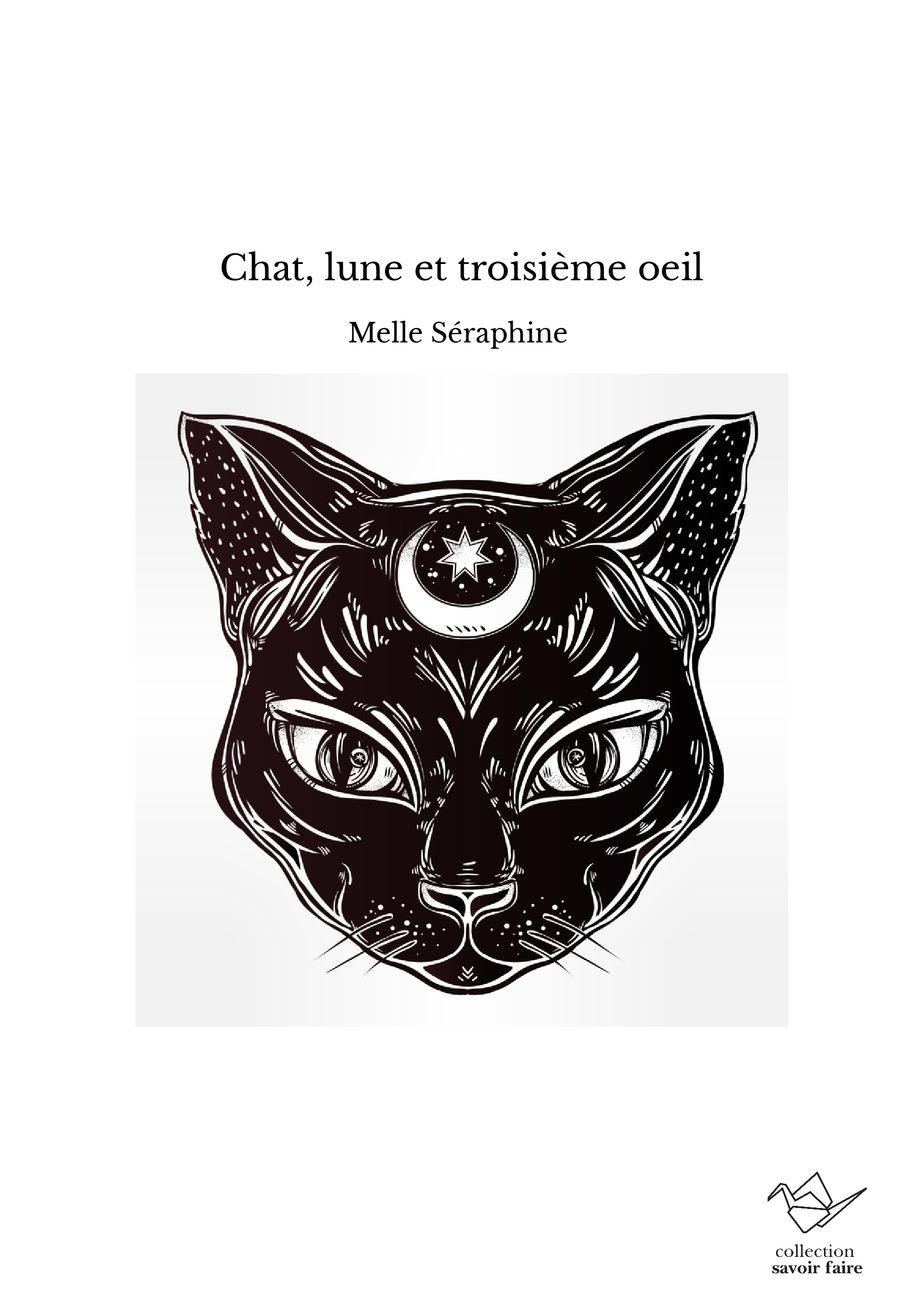 Chat, lune et troisième oeil