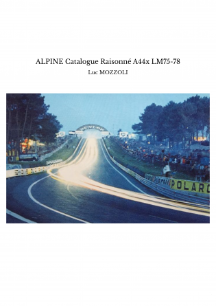 ALPINE Catalogue Raisonné A44x LM75-78