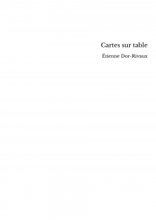 Cartes sur table