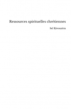 Ressources spirituelles chrétiennes