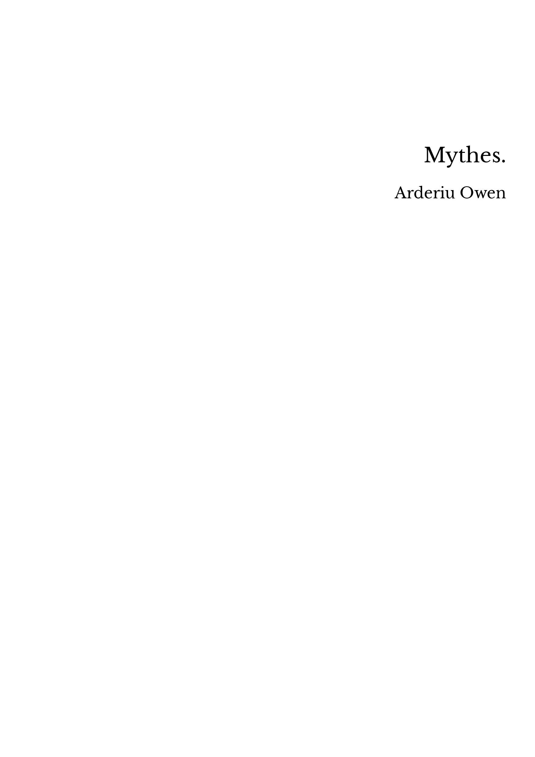 Mythes.