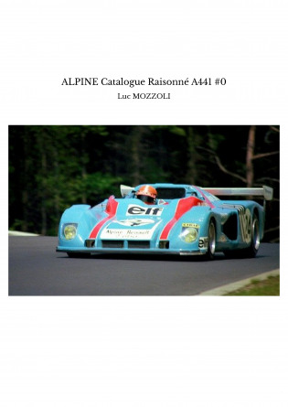 ALPINE Catalogue Raisonné A441 #0