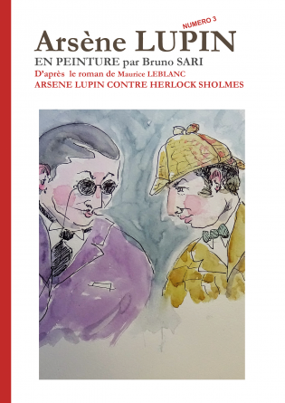LUPIN contre Sholmès en peinture
