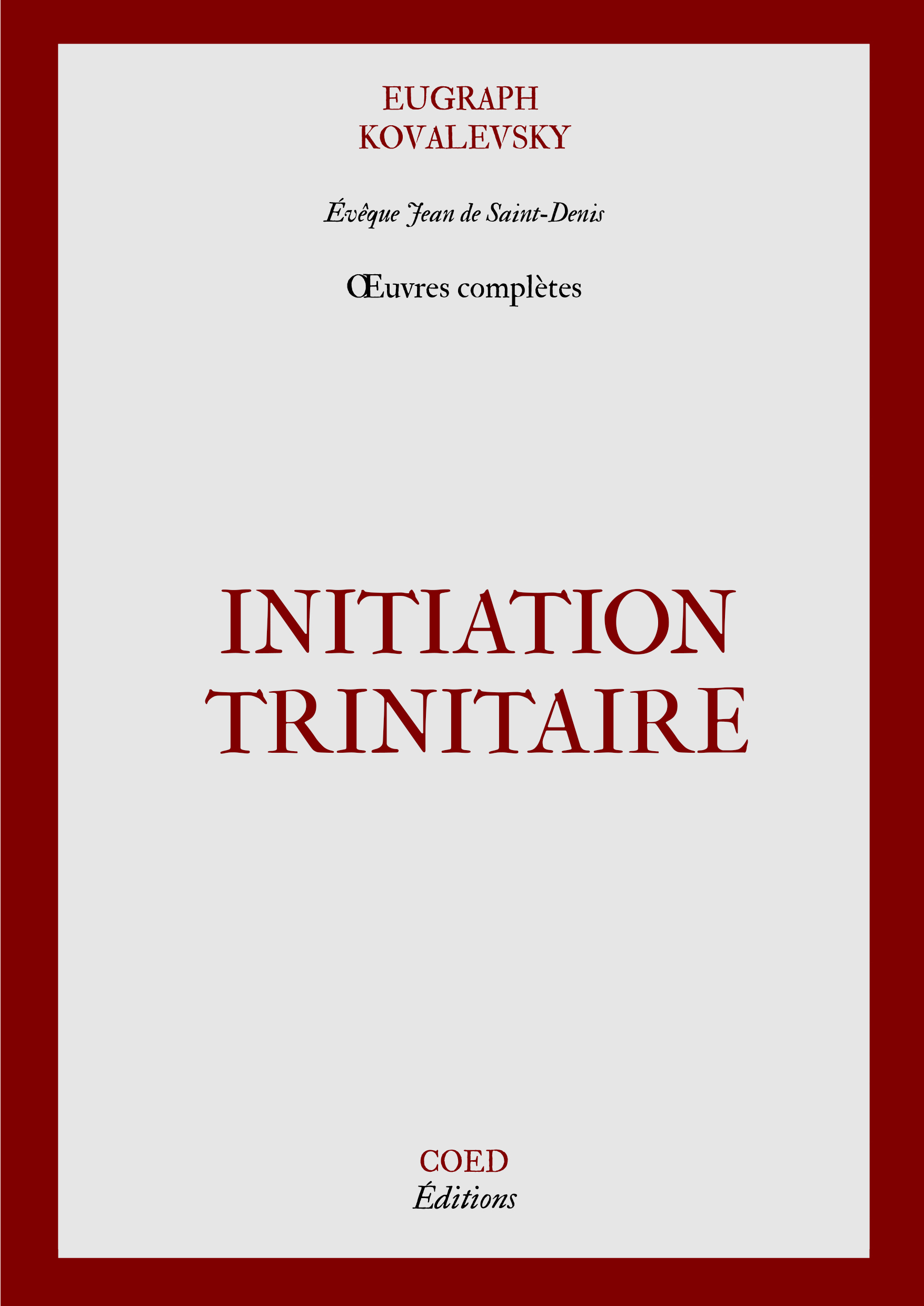 Initiation trinitaire