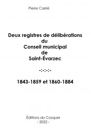 2 registres de délibérations 