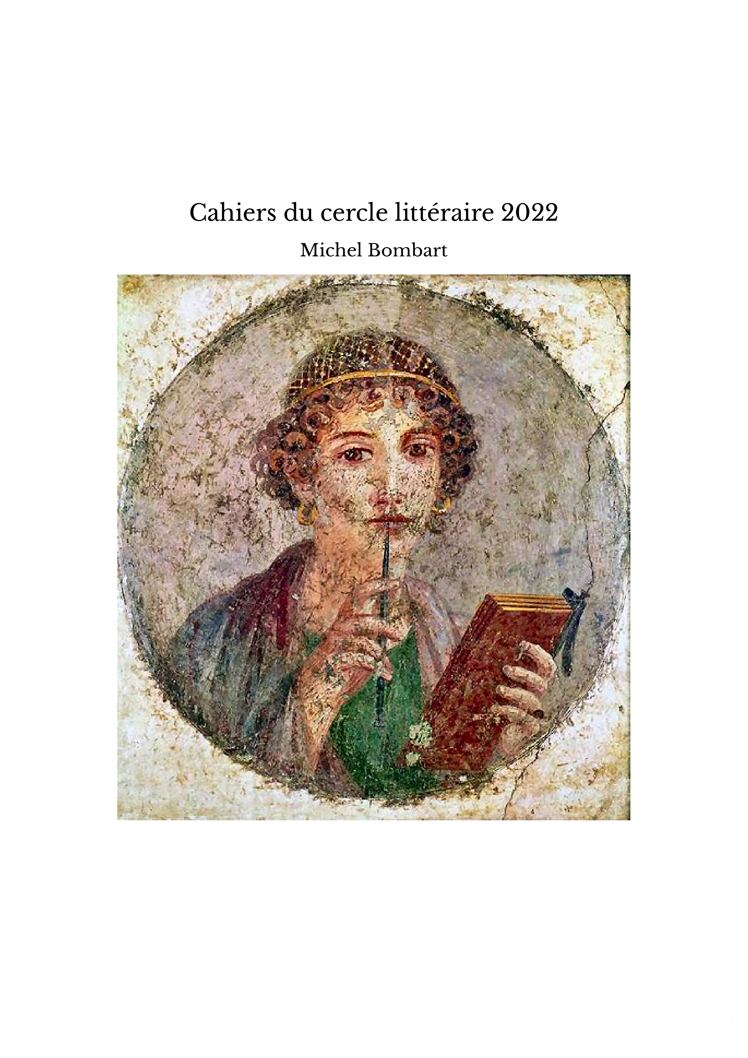 Cahiers du cercle littéraire 2022