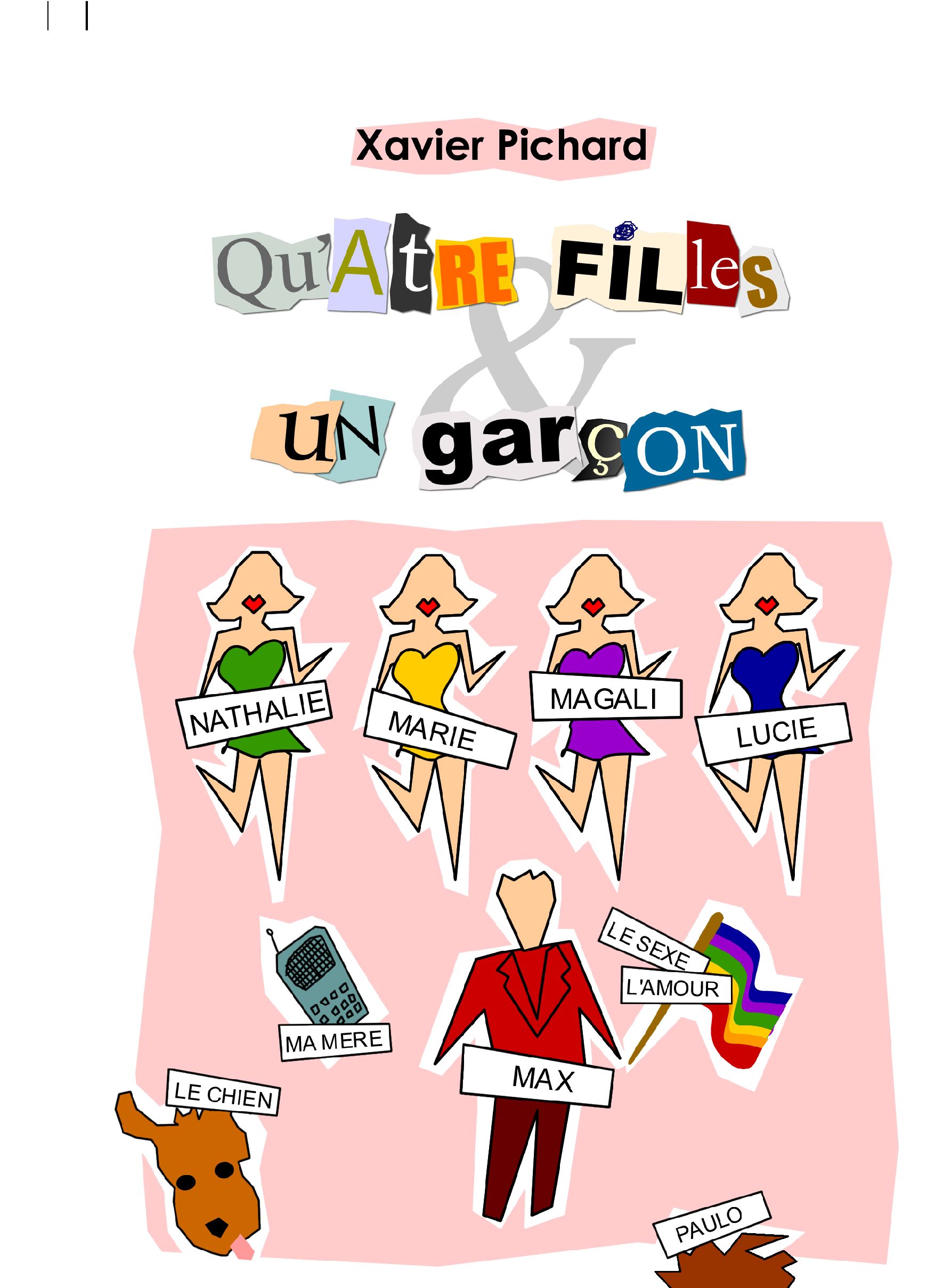 Quatre filles et un garçon - Xavier Pichard