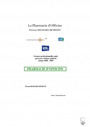 La Pharmacie d'Officine