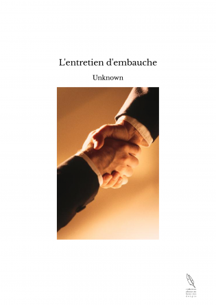 L'entretien d'embauche