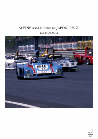 ALPINE A441 2 Litres au JAPON 1975-79