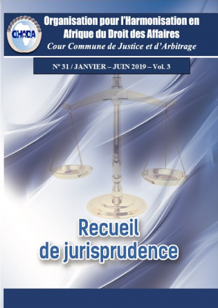 Recueil de jurisprudence n°31, Vol. 3