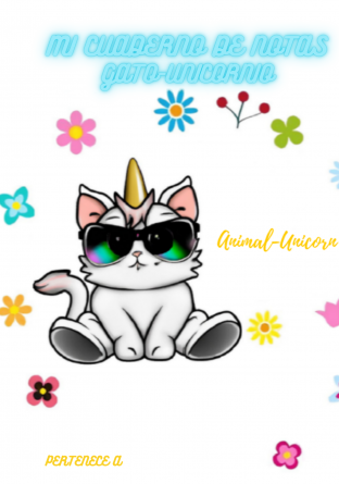 Mi Cuaderno de Notas Gato-Unicornio