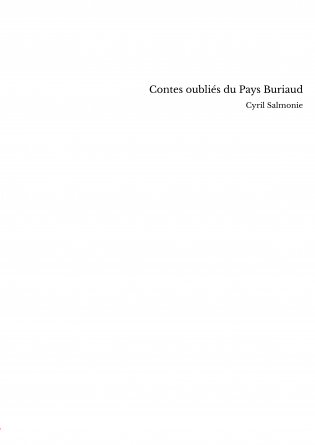 Contes oubliés du Pays Buriaud