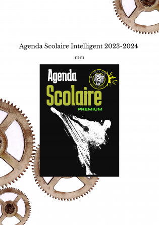Agenda Scolaire Intelligent 2023-2024 