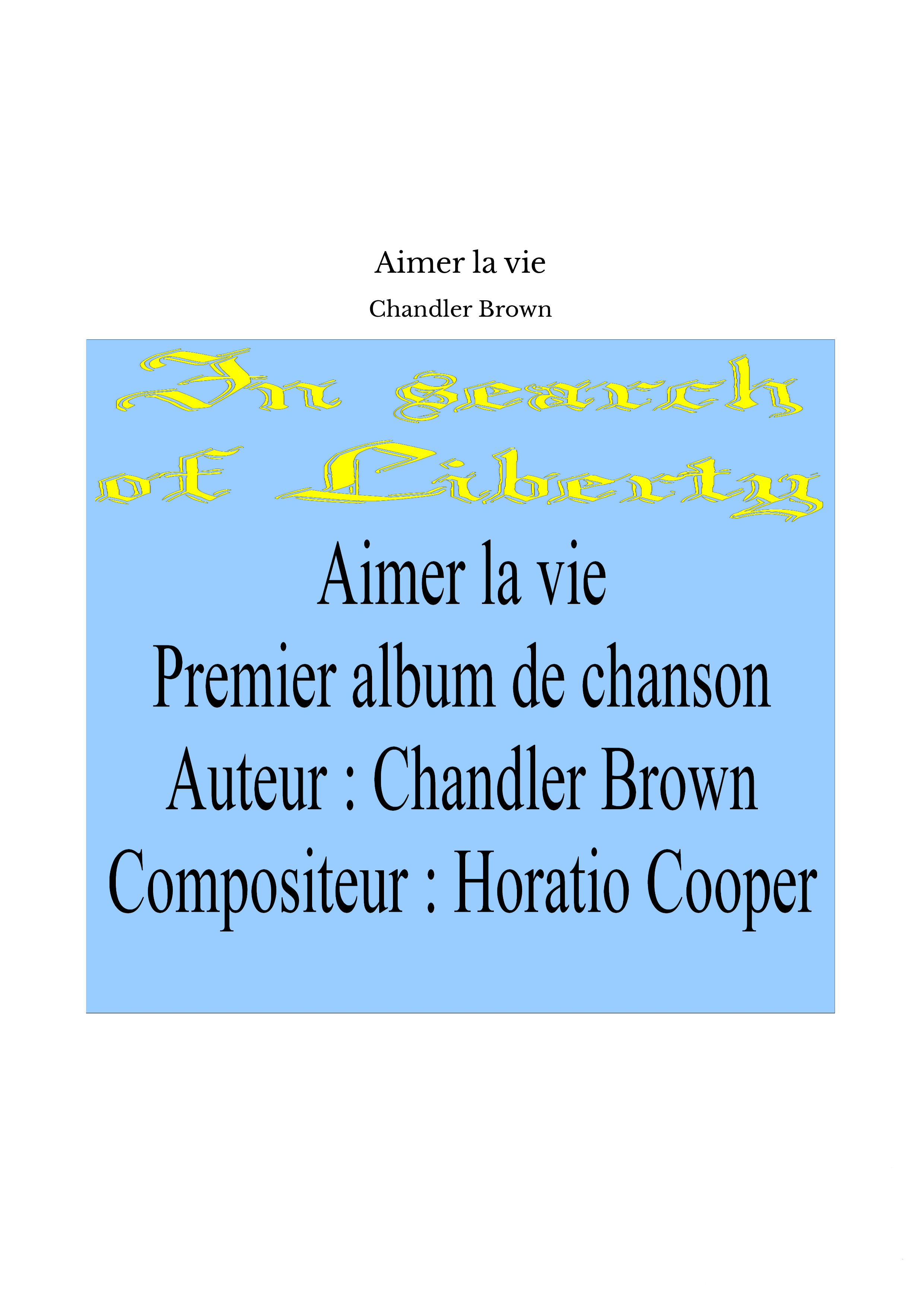 Aimer la vie