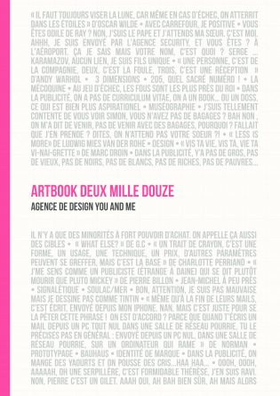 Artbook Deux Mille douze