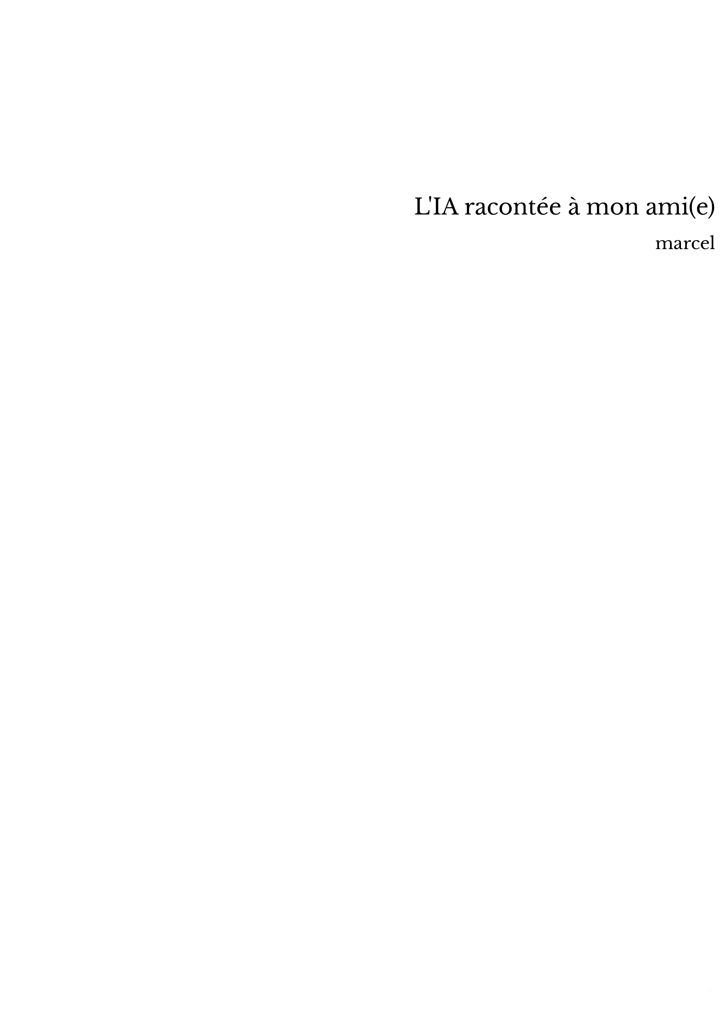L'IA racontée à mon ami(e)